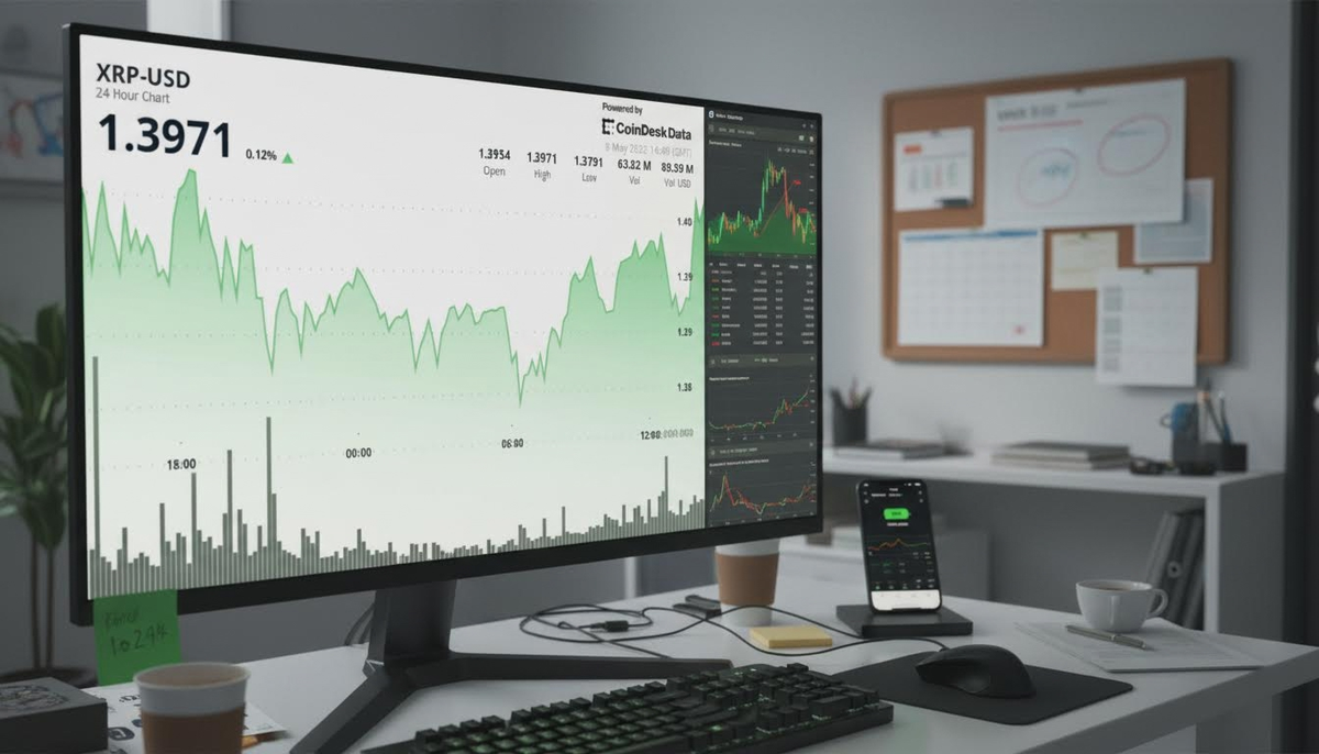 XRP подбирается к $1.40, но сужающийся коридор снижает шансы на прорыв