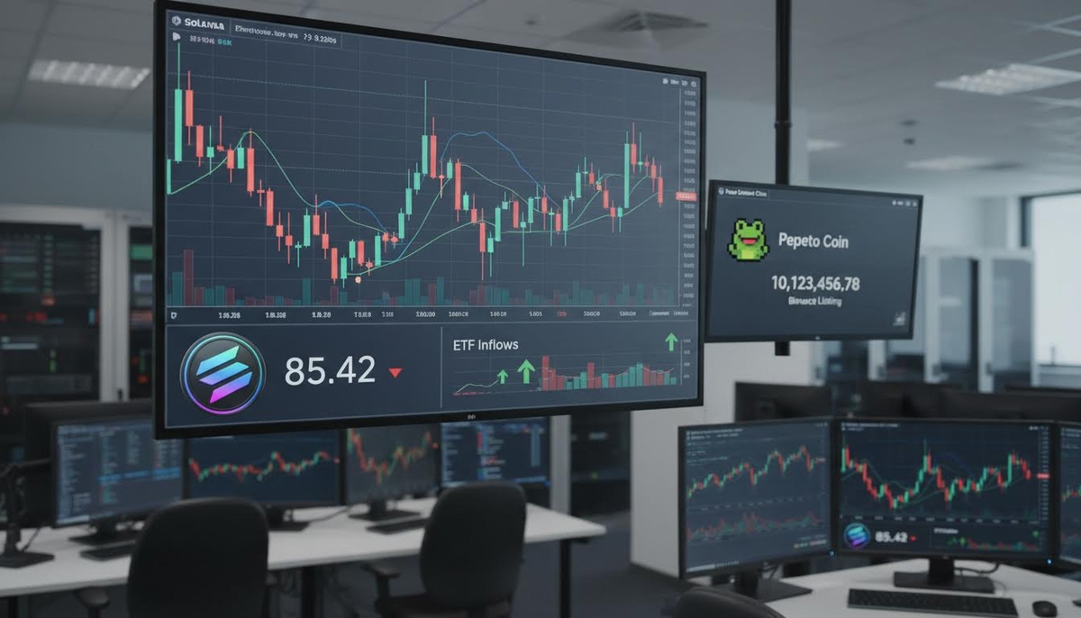 Solana — $85, хоть фонды льют деньги; Pepeto уже $10 млн, впереди Binance