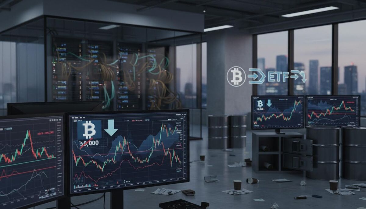 Нефть по $90, распродажа в техсекторе и отток из ETF: биткоин под угрозой пробоя $60 000
