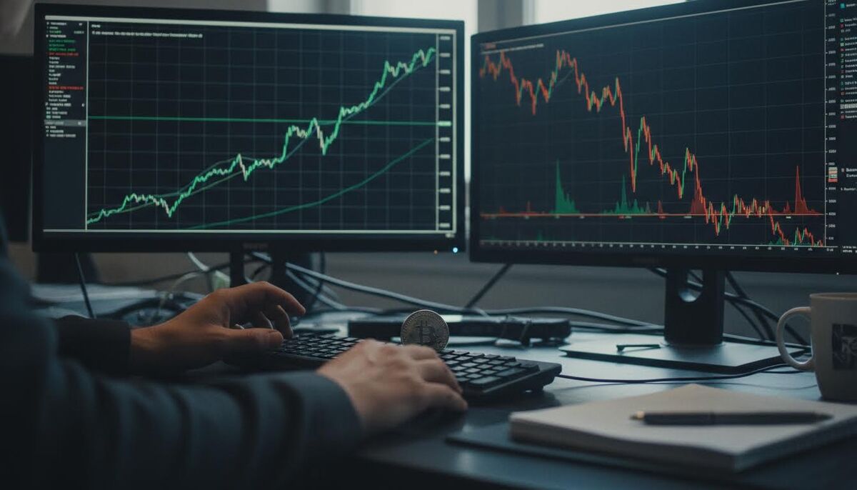 Биткоин вырос на фоне краха ИИ-акций, но трейдеры не спешат на $70 000